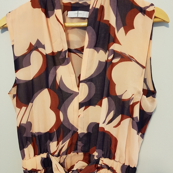 NWOT size 8 Lovely elegant Jasper Conran midi-length summer floral dress - Picture 5 of 7